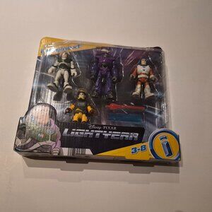 Imaginext Disney Pixar Lightyear 2022 Figure Pack of 4 Buzz Zurg XL-12 XL-15 NEW